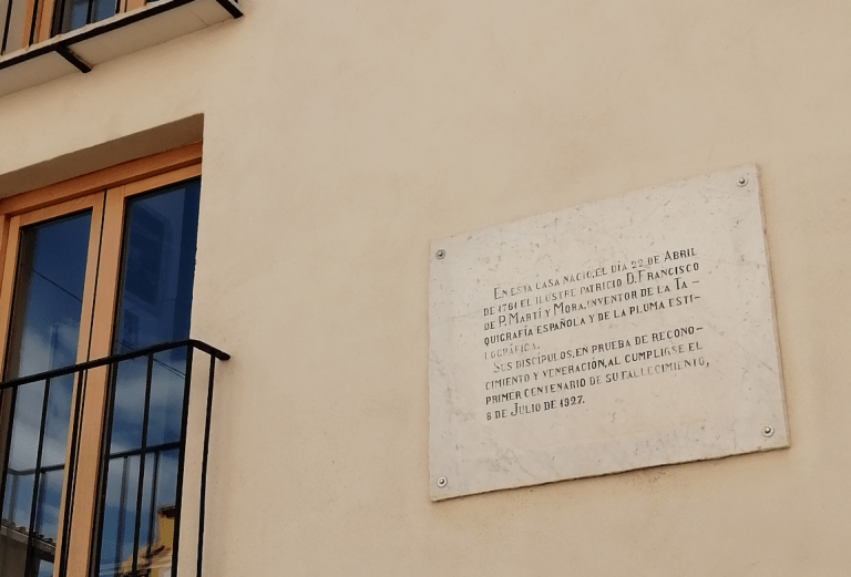 inventor taquigrafía xátiva