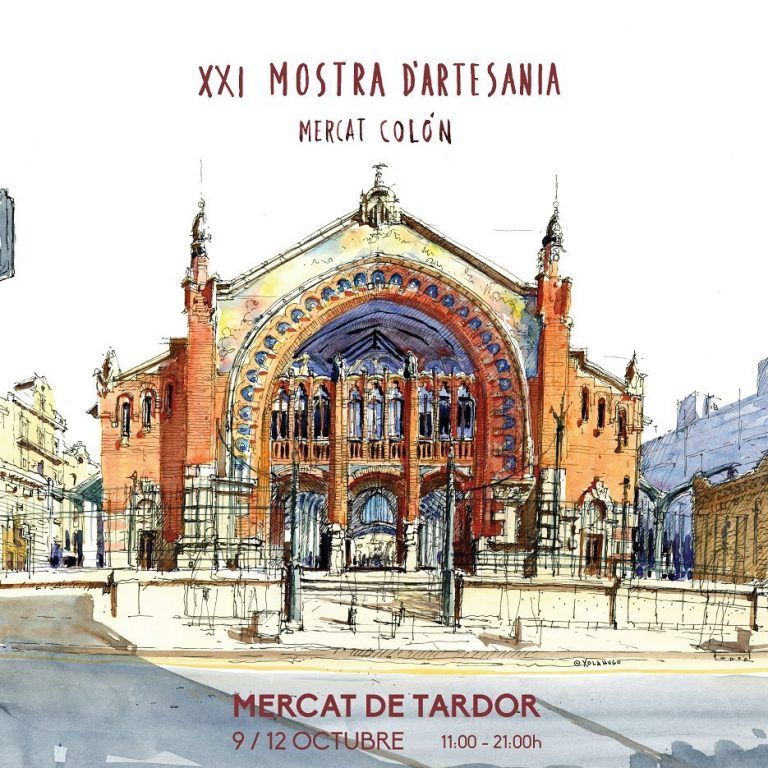 mostra artesanía-infosvalencia-mercat-colon