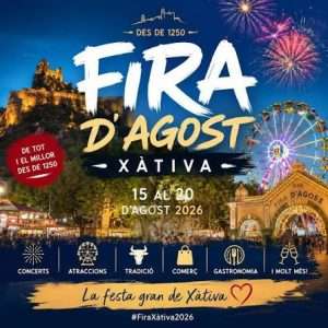 Feria de Agosto de Xàtiva 2026