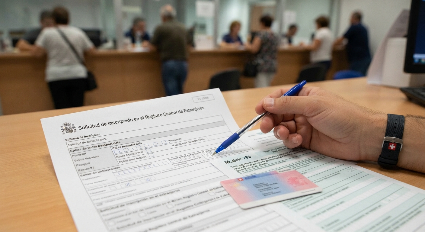 Tramites de extranjeria NIE y residencia para ciudadanos suizos en Valencia